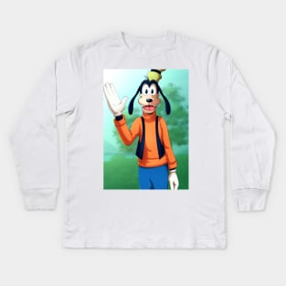 Goofy. Kids Long Sleeve T-Shirt